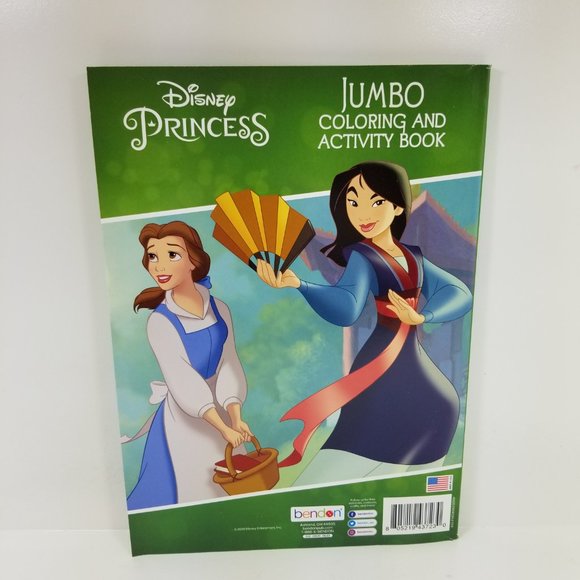 Disney Princess Jumbo Coloring Activity book - Picture 4 of 6